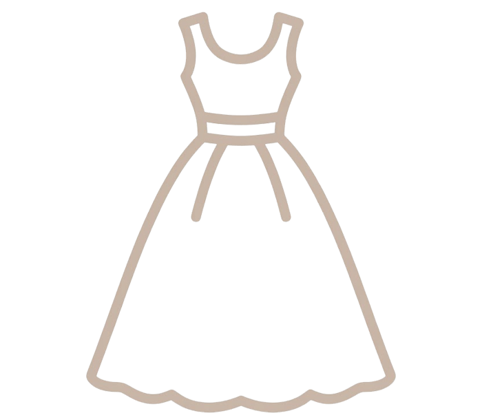 Curated wedding dress collection Hamilton